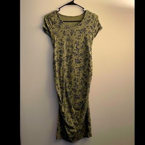 Maternity Ruched Dress